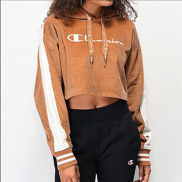 champion corduroy hoodie